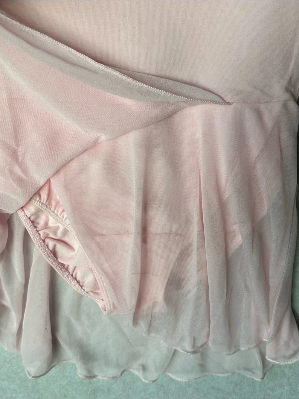 Capezio Future Star Girl’s Pink Ballet Dress Size M Leotard with Sheer Skirt NWT